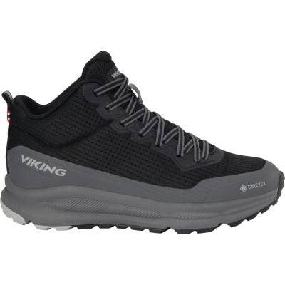 Viking Дамски туристически обувки Viking Women's Motion Mid GTX Walking boots - Black / Charcoal - размер 37 (EU) (119-1036-0112)