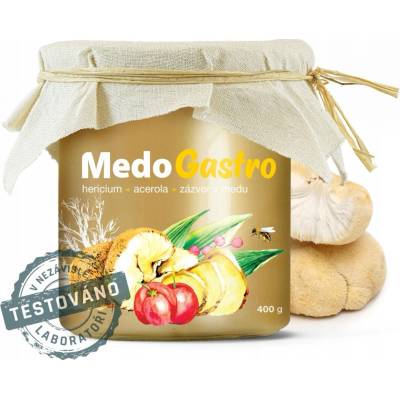 MedoGastro Med + Hericium + zázvor MycoMedica 400 g