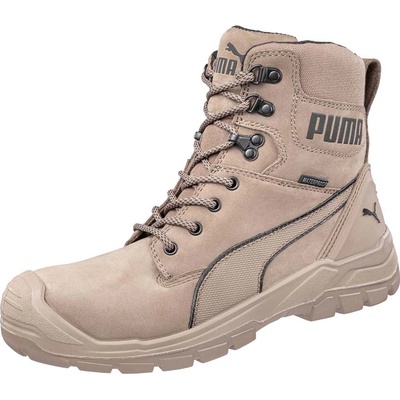 PUMA Puma conquest stone high s15 / Предпазни ботуши до глезена s3 - кафяви 45 (s15b845)