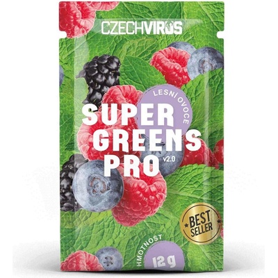 Czech Virus Super Greens PRO V2.0 lesní ovoce 12 g