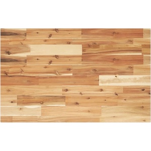 vidaXL Плот за баня, маслен финиш, 80x50x2 см, масивно дърво акация (3279694)