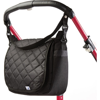 Caretero Капитонирана чанта за количка Caretero - Черна (TEROA-17700)