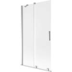Mexen Velar параван за вана с 2 крила, плъзгащ се 100 x 150 см, матирано, хром - 896-100-000-31-01 (896-100-000-31-01)