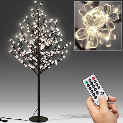 Goleto Dekoračný svietiaci LED stromček s 200 LED | teplá biela