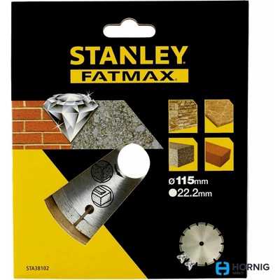 Stanley Diamantový řezný kotouč 115 x 22,2 mm STA38102