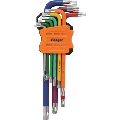 Villager Kľúče torx 9 ks 164567