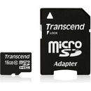 Transcend microSDHC 16GB class 10 + adapter TS16GUSDHC10