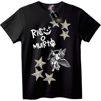 NOONEBRAND Тениска Rico Muerto - M, Black