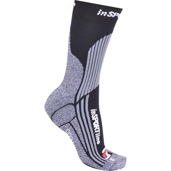 Multifunkčné ponožky inSPORTline COOLMAX & ionty striebra čierna
