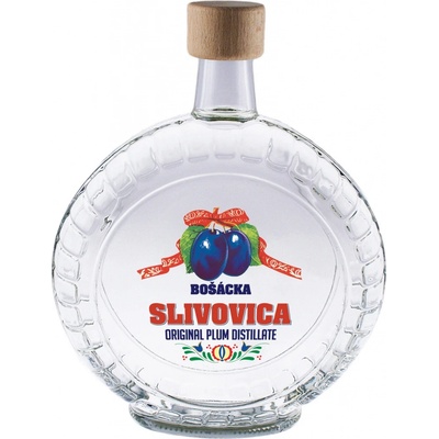 Slivovica Bočácka 52% 0,7 l (čistá fľaša budík)