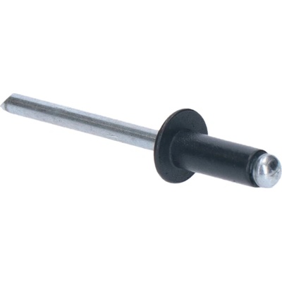 Trhací nit 4 x 12 mm, hliník/pozink oceľ, RAL 8019
