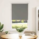 vidaXL Ролкова щора Blackout Сив 65x130 cm Ширина на плата 60, 7 cm (4011095)