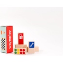 Waytoplay pretekárske značky set 8 ks drevených značiek