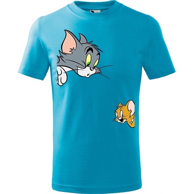 Handel detské tričko Tom a Jerry tyrkysová