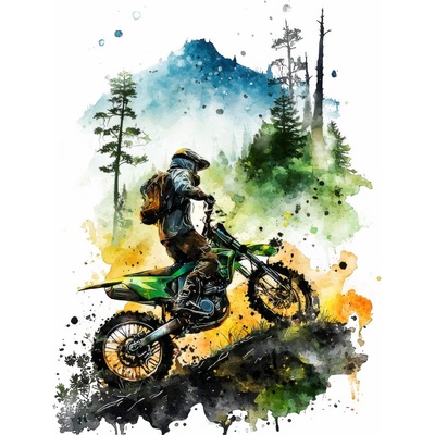 Takoy Panel na ušití deky Wellsoft fleece 140x200 motocross