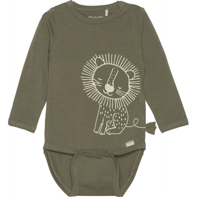 Body s levíkom Deep Lichen Green Minymo