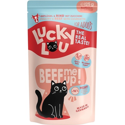 Lucky Lou Adult drůbeží a hovězí 16 x 125 g