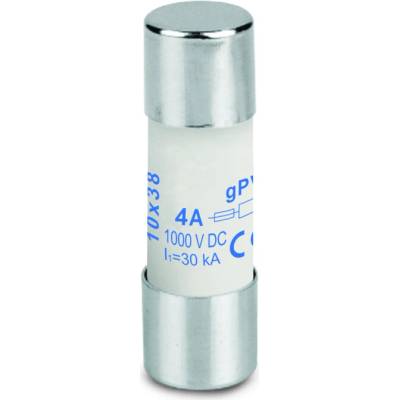 Válcový pojistný prvek Weidmüller FUSE 10X38 4A 1000 VDC GPV (2783190000)