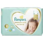 Pampers 0 Premium Care 30 броя - bubu