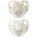 Suavinex Birdies Anatomical Silicone 6-18m биберон Cream 2 бр