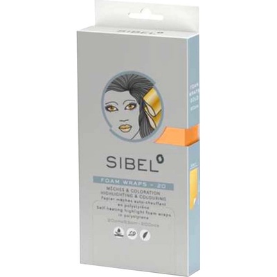 Sibel Papírky pro barvení 200 ks - 9,5 cm x 20 cm - zlaté 4333051