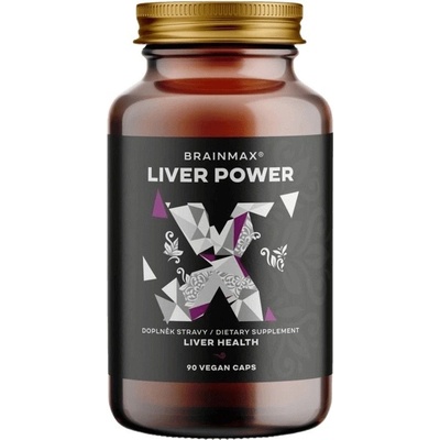 BrainMax Liver Power komplexní podpora jater 90 rostlinných kapsúl