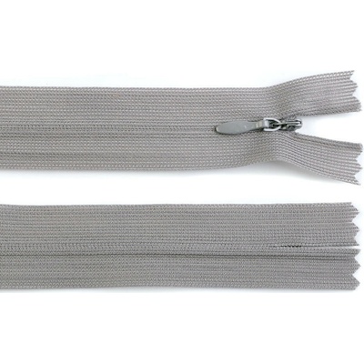 Spirálový zip skrytý No 3 délka 60 cm dederon Varianta: 528 šedá perlová, Balení: 1 ks