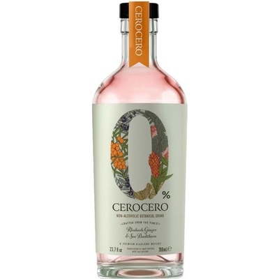 CERO CERO GIN Rhubarb & Ginger 0,0% 0,7 l (holá láhev)