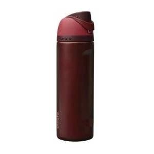 owala FreeSip Insulated Stainless Steel Drinking Bottle with Straw, 710ml - BPA Free, Ideal for Sports, Fitness, Outdoors and Travel, Black Cherry - C08796