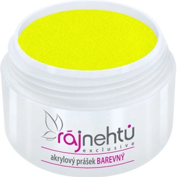 Ráj nehtů akrylový prášek Neon Yellow 5 g