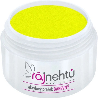 Ráj nehtů akrylový prášek Neon Yellow 5 g