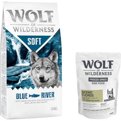 Wolf of Wilderness Adult Soft Blue River losos 12 kg