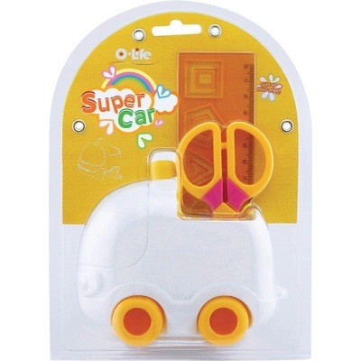 O-Life Органайзер-кола, със стикери, бял (1060180006)