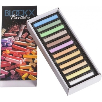 Blockx case sada suchých pastelov light 12 ks