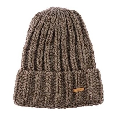 Vlnka čepice s ovčí a alpaka vlnou s podšívkou Saltoro hnědá