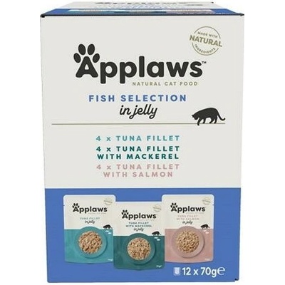 Applaws Cat Jelly Multipack Ryby 12 x 70 g