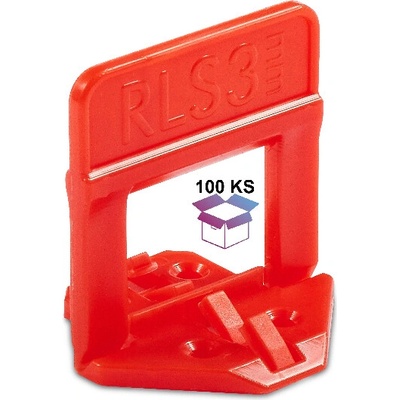 Raimondi RLS 3D 3-12 3mm klip distanční 100ks červená