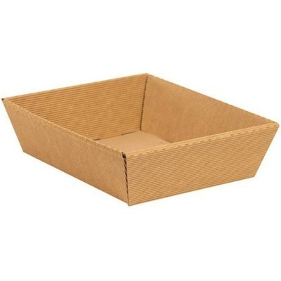 Kartónový darčekový kôš GM-KP-2, rozmer 28x21,2x9,5cm, hnedý kraft