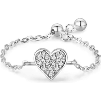 Silenti Jewelry Сребърен пръстен "Пламенност