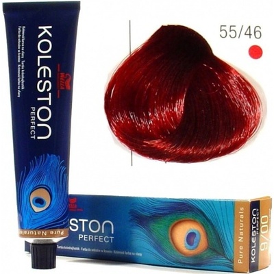 Wella Koleston Perfect 55/46 svetlo hnedá intenzívna červeno fialová