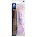 STAEDTLER Молив Slim 3 бр. + гума + острилка