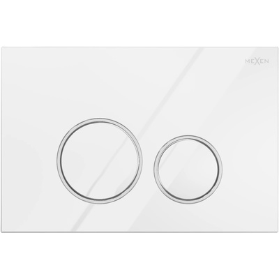 Mexen Fenix 05 бутон за промиване, лъскаво бял - 600500 (600500)