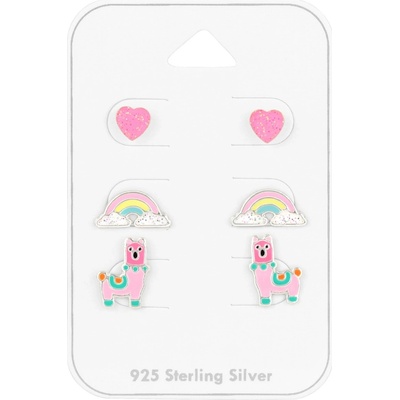 iŠperky set strieborných náušníc mix ID|294766