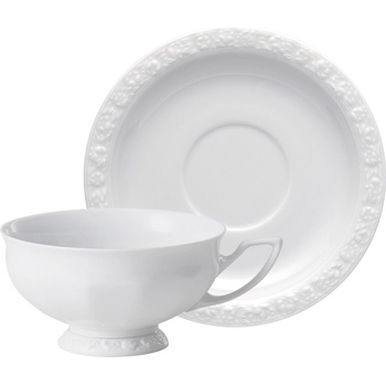 Rosenthal Чаша за чай Maria бяла с чинийка 200 мл (10430 800001 14642 + 10430 800001 14641)