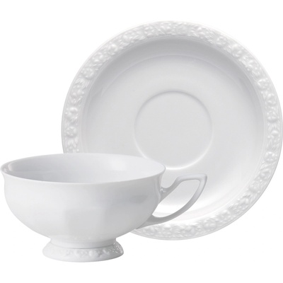 Rosenthal Чаша за чай Maria бяла с чинийка 200 мл (10430 800001 14642 + 10430 800001 14641)
