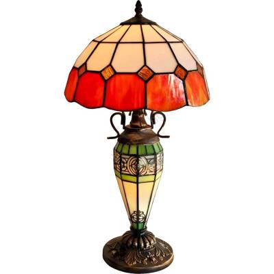 Brilagi - Tiffany витражна настолна лампа SIENNA 1xE27/60W/230V + 1xE14/40W (BG4413)