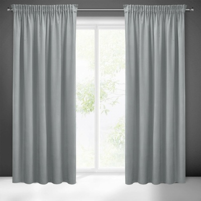 Pierre Cardin ZATEMŇOVACÍ ZÁVĚS NA PÁSCE PIERRE CARDIN SIBEL 140X270 CM ŠEDÁ