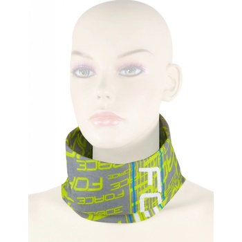 Force šátek multifunkční léto fluo-šedý