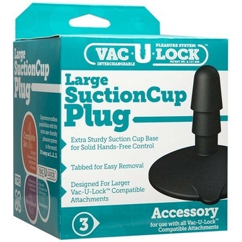 Doc Johnson Vac-U-Lock Large Suction Cup Plug