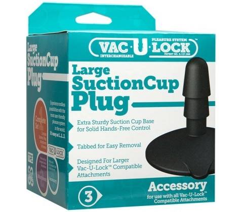 Doc Johnson Vac-U-Lock Large Suction Cup Plug
